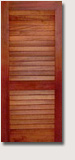 Custom Interior Door Louver Mahogany Doors