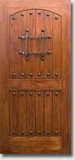 Rustic and Arched Mahogany Doors