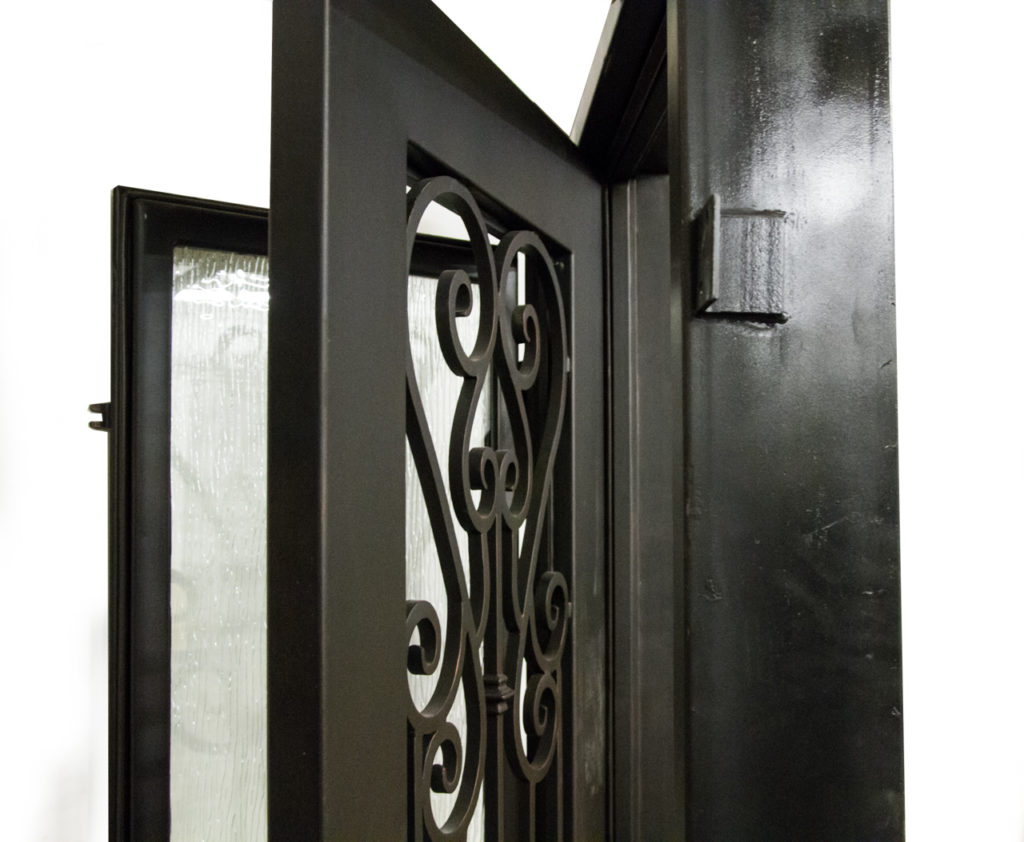 How to Paint Metal Doors - Semigloss Design