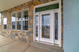 glass entryway door
