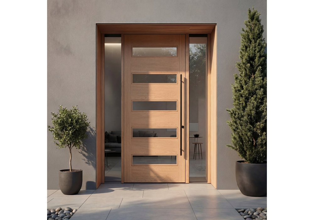 管265☆ダルギア☆DARGIA☆木製手彫り☆4連パーテーション☆ 衝立☆間仕切 Quinque Hurricane Impact Resistant Rated Door 5 Rectangle Lite (1