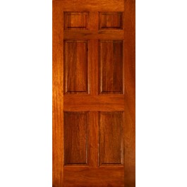 EX MA600 - Fused Solid Wood Mahogany EX MA600 Exterior Door (1-3/4")-Engineered Construction