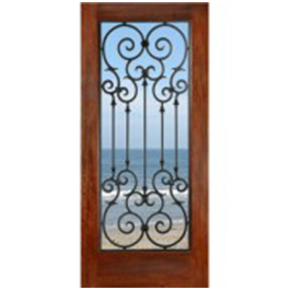 FD1LMonteCarlo - Mahogany Monte Carlo Exterior Door(1-3/4") FD1LMonteCarlo - Mahogany Monte Carlo Exterior Door(1-3/4")