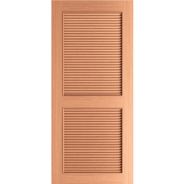 LOUVERMA - MAHOGANY LOUVER INTERIOR DOOR (1-3/8")