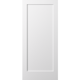 Madison - 1 Panel Shaker Square Top Primed Door (1-3/4")