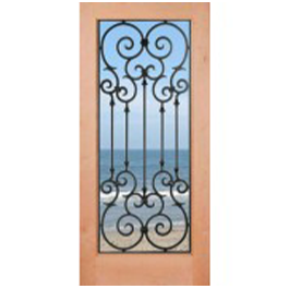 Monte Carlo - Knotty Alder 1 Lite Door (1-3/4")