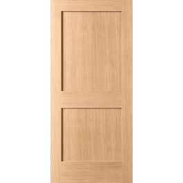 Montecito- Interior White Oak 2-Panel Shaker Door (Engineered) (1-3/4") Montecito- Interior White Oak 2-Panel Shaker Door (Engineered) (1-3/4")