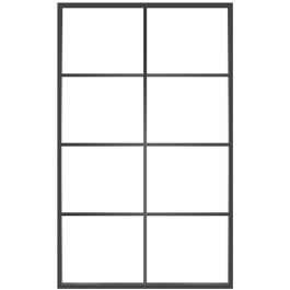 Ventana8: 8-Lite Fixed Rectangle Steel Metal Window with Low-E Glass Exterior Grade Ventana8: 8-Lite Fixed Rectangle Steel Metal Window with Low-E Glass Exterior Grade