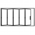 Verona- STEEL METAL BIFOLD FOLDING PATIO FRENCH DOOR WITH LOW-E GLASS