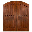 CostaSmeralda - Mahogany Double Doors with Clavos