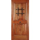 RM2 Brazilian Mahogany Rustic Knotty Door