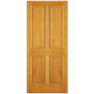 AB2044 - Vertical Grain Douglas Fir EXTERIOR 4 Panel Door (3/4" Raised Panel)  (1-3/4")