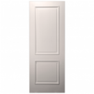 Boston  - 2 Panel Square Top White Primed with Raised Moulding (1-3/4")
