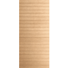Camden: Exterior White Oak Multi Horizontal Plank Door with Horizontal Grain (1-3/4")
