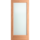 FD1LLAMI - MAHOGANY 1-LITE INTERIOR DOOR WITH OBSCURE WHITE LAMINATE GLASS (1-3/