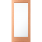 IMPFD1L Mahogany Hurricane Impact Resistant Rated 1-Lite Dual Tempered Clear Glass (1-3/4)