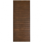 FORTIS - Exterior Grade Fiberglass Door Multi Horizontal Plank with Horizontal Textured Grain (Stainable & Paintable)