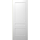 M3 - 3 PANEL WHITE PRIMED WITH RECESSED MOULDING INTERIOR DOOR (1-3/4")