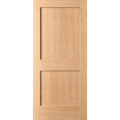 Montecito20- Interior White Oak 2-Panel Shaker Fire Rated Door (Engineered) (1-3/4")