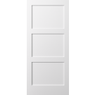 Orlando - 3 Even Panel Shaker Square Top Primed (1-3/8")