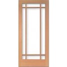 TM1509 - Vertical Grain Douglas Fir French Door 9-Lite Marginal Single Glaze Temp Glass (1-3/4")
