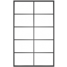 Ventana10: 10-Lite Fixed Rectangle Steel Metal Window with Low-E Glass Exterior Grade