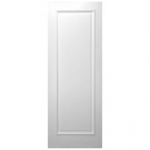 1PRMS - 1 Panel Top White Primed with Raised Moulding (1-3/4")