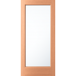 FD1L- Mahogany French Door Exterior 1-Lite Full View w/ Low-E Clear Glass (1-3/4”)