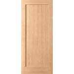 SCOTTSDALE- WHITE OAK 1-PANEL SHAKER INTERIOR FLUSH DOOR (ENGINEERED) (1-3/4”)