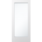 EX-WP1L- White Primed French Door Exterior 1-Lite Full View w/ Low-E Clear Glass (1-3/4”)