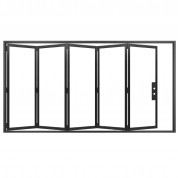 Verona- STEEL METAL BIFOLD FOLDING PATIO FRENCH DOOR WITH LOW-E GLASS