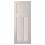 Warren - 3 Panel White Primed Shaker Door (1-3/8")