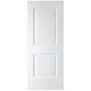 2PP - 2 PANEL ARCHED TOP WHITE PRIMED WITH RECESSED MOULDING INTERIOR DOOR (1-3/4")
