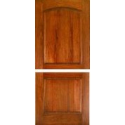 DUTEXMA230 - Dutch: Mahogany 2 Panel Arched Top Door (1-3/4")