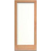 7001 - Vertical Grain Douglas Fir French Door 1-Lite with Dual Clear Tempered Glass (1-3/4")