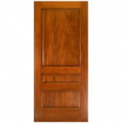 EXMA300 - Mahogany 3 Panel Square Top Exterior Door | ETO Doors