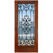 FD1LSavannah - Mahogany Savannah Exterior Door (1-3/4")