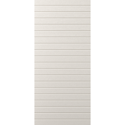 FORTIS - Exterior Grade Fiberglass Door Multi Horizontal Plank with Horizontal Textured Grain (Stainable & Paintable)