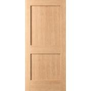 Montecito20- Interior White Oak 2-Panel Shaker Fire Rated Door (Engineered) (1-3/4")