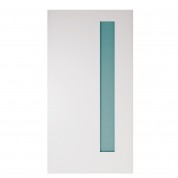 OSLO Fiberglass Exterior Door – Narrow Slim Vertical Lite Flush Glazed 1-3/4"(Paintable)