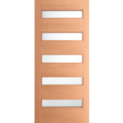 Quinque - 5 Rectangle Lite Exterior Door(1-3/4")