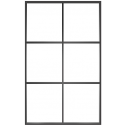 Ventana6: 6-Lite Fixed Rectangle Steel Metal Window with Low-E Glass Exterior Grade