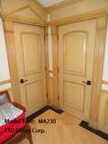Mahogany 2 Panel Arched Door (1-3/4")