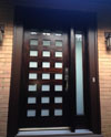 Mahogany 2 Panel Arched Door